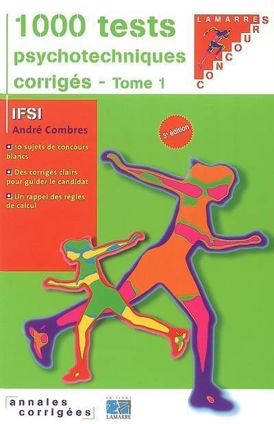 1000 tests psychotechniques corrigés Tome I - Collectif - Livre