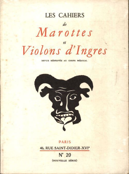 Les cahiers de Marottes et violons d'Ingres n°20 - Collectif - Livre