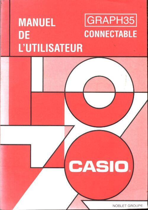Graph35 connectable manuel de l'utilisateur - Collectif - Livre