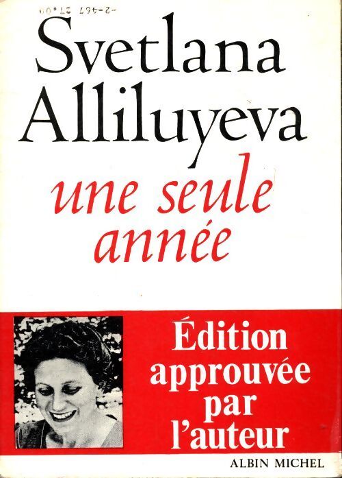 Une seule année - Svetlana Alliluyeva - Livre