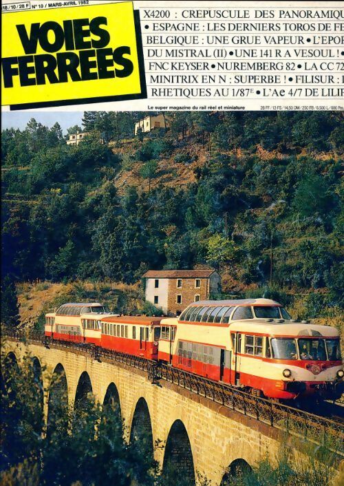 Voies ferrées n°10 : X4200 / Espagne / Belgique / ... - Collectif - Livre