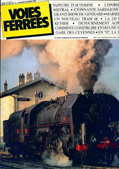 Voies ferrées n°9 : Vapeurs d'automne / L'épopée du mistral / ... - Collectif - Livre