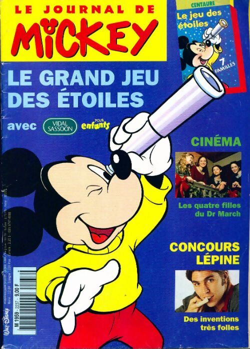 Le journal de Mickey n°2237 : Le grand jeu des étoiles - Collectif - Livre