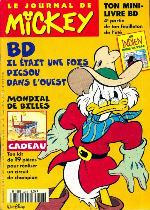 Le journal de Mickey n°2248 : Il était une fois Picsou dans l'ouest - Collectif - Livre