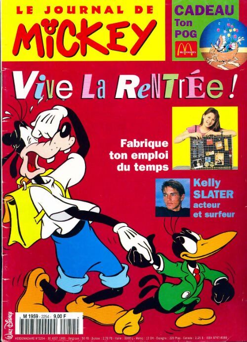 Le journal de Mickey n°2254 : Vive la rentrée ! - Collectif - Livre