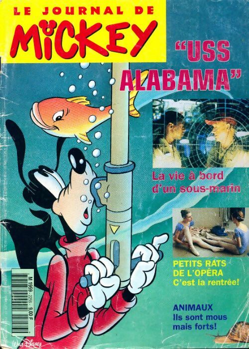 Le journal de Mickey n°2256 : USS Alabama - Collectif - Livre