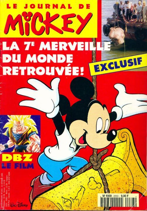 Le journal de Mickey n°2263 : La 7e merveille du monde retrouvée ! - Collectif - Livre