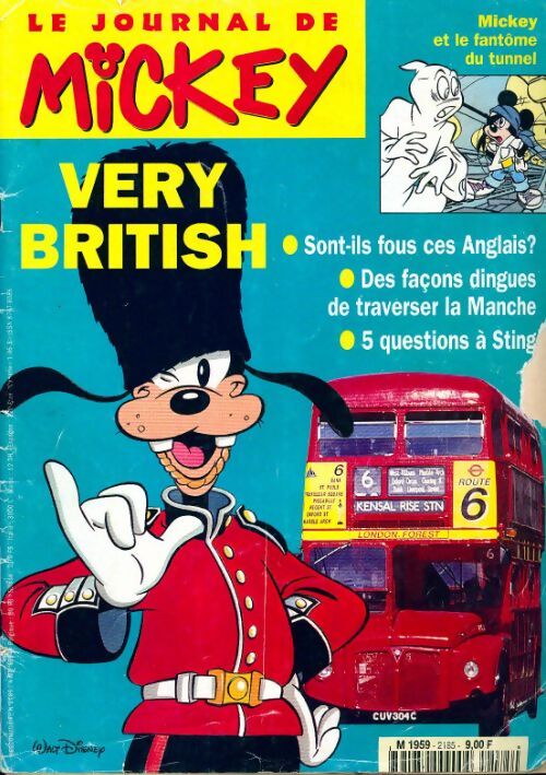 Le journal de Mickey n°2185 : Very British - Collectif - Livre