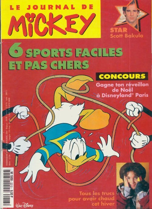 Le journal de Mickey n°2213 : 6 sports faciles et pas chers - Collectif - Livre