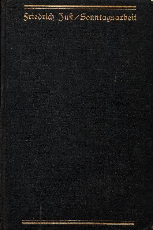 Sonntagsarbeit - Friedrich Jult - Livre