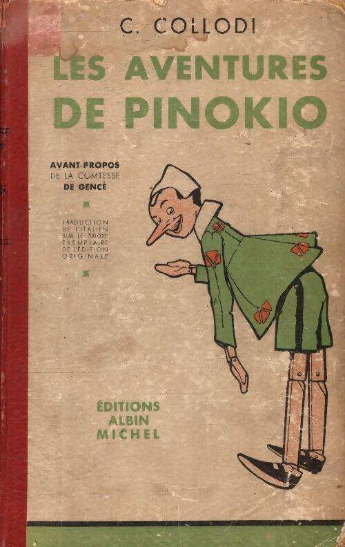 Les aventures de Pinokio - Carlo Collodi - Livre