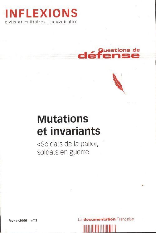 Inflexions n°2 : Mutations et invariants - Collectif - Livre