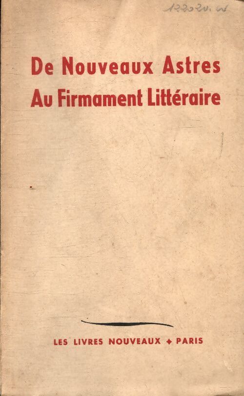 De nouveaux astres au firmament littéraire - Collectif - Livre