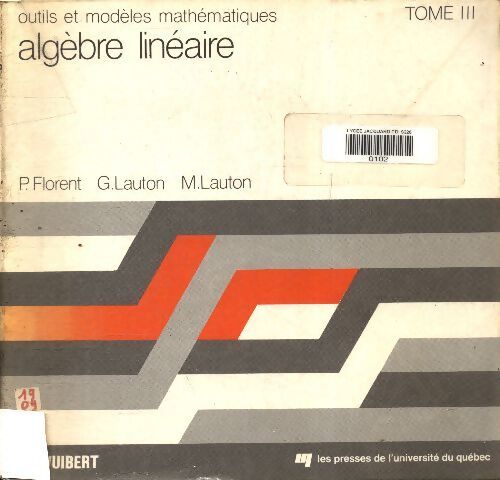 Algèbre linéaire - Collectif - Livre