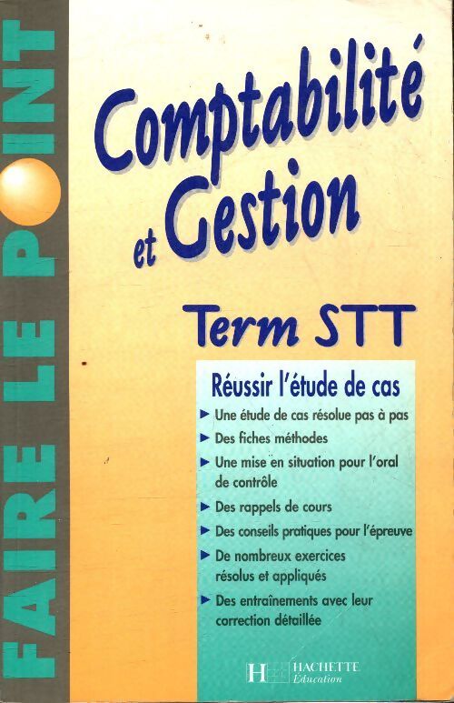 Comptabilité et gestion Terminales STT - Inconnu - Livre