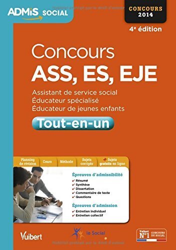 Concours ASS, ES, EJE 2014 - Isabelle Camenen-Kaya - Livre