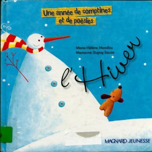 Une année de comptines et de poésies : L'hiver - Mondou - Livre