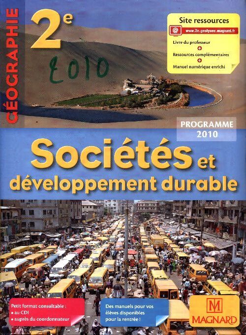 Géographie Seconde - Collectif - Livre