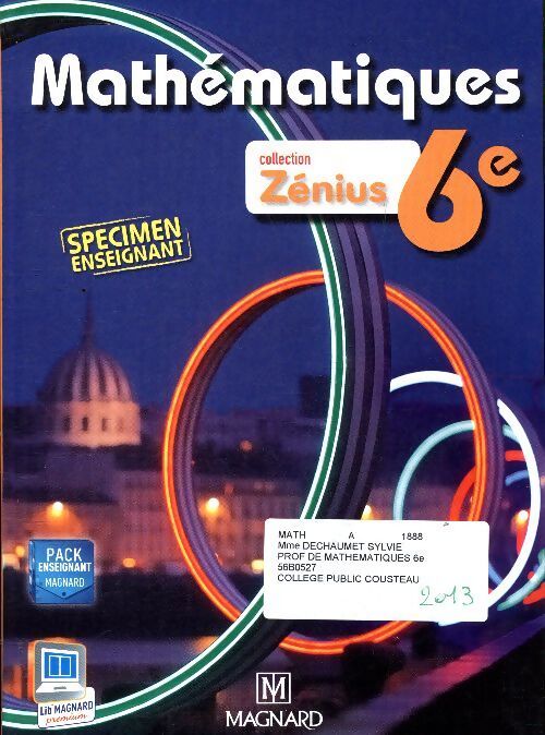 Mathématiques 6e - Delphine Aleixandre - Livre
