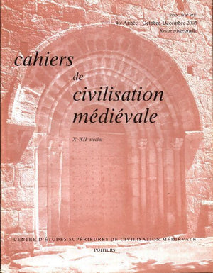 Cahiers de civilisation médiévale n°184