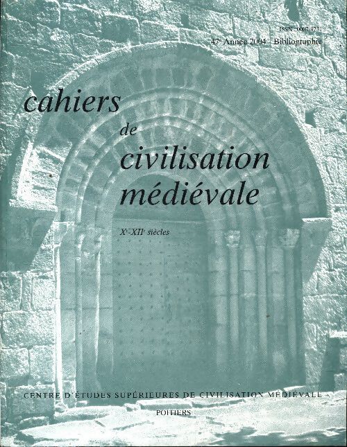 Cahiers de civilisation médiévale n°188 B - Collectif - Livre