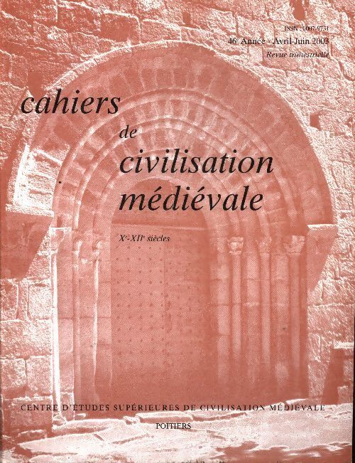 Cahiers de civilisation médiévale n°182 - Collectif - Livre