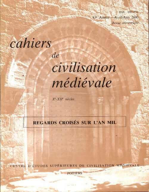 Cahiers de civilisation médiévale n°170 - Collectif - Livre