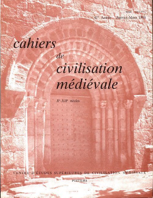 Cahiers de civilisation médiévale n°161 - Collectif - Livre
