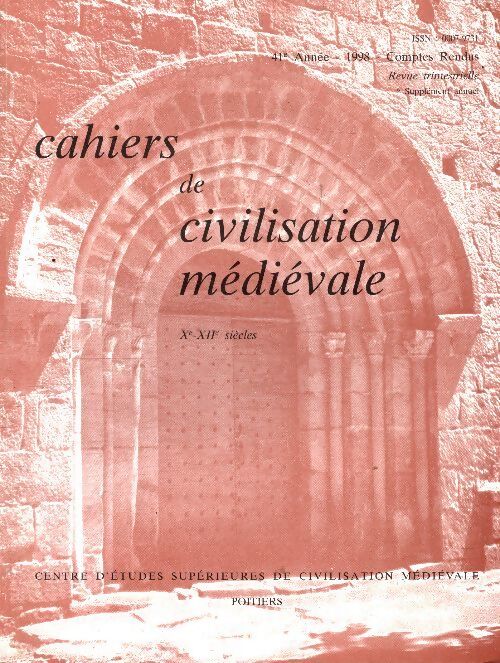 Cahiers de civilisation médiévale n°164 bis - Collectif - Livre