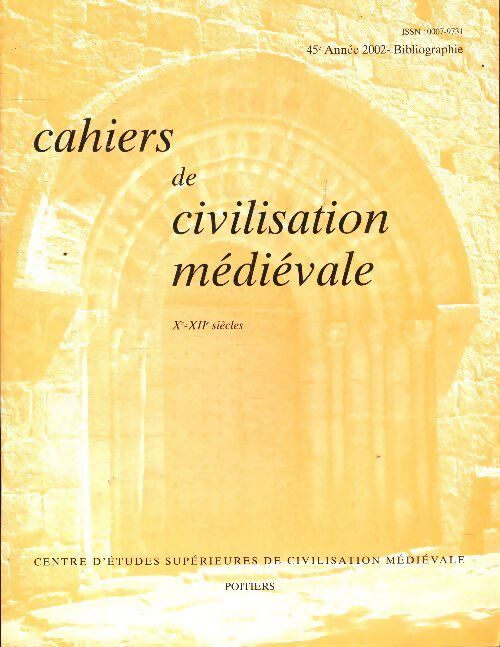 Cahiers de civilisation médiévale n°180 B - Collectif - Livre