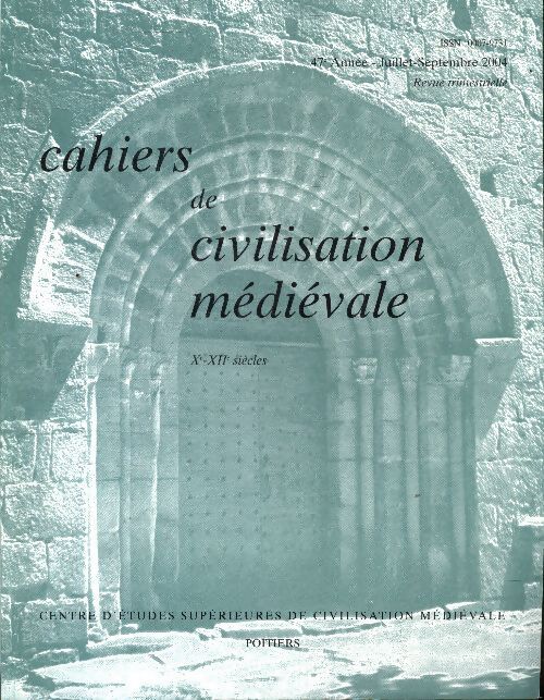 Cahiers de civilisation médiévale n°187 - Collectif - Livre
