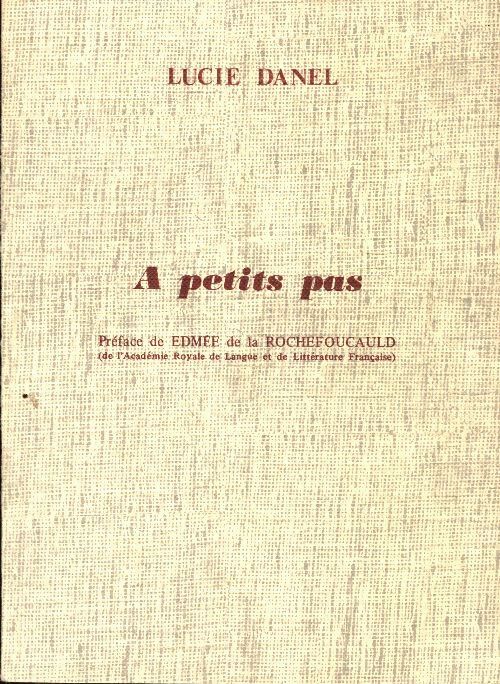 A petits pas - Lucie Danel - Livre
