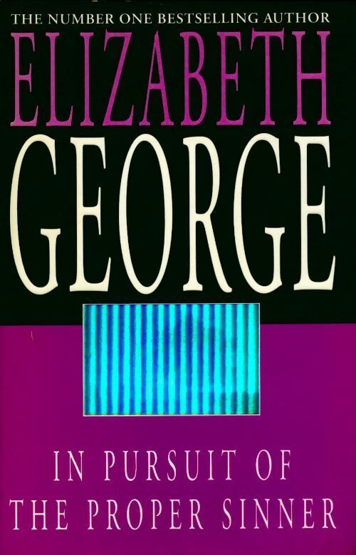 In pursuit of the proper sinner - Elizabeth George - Livre