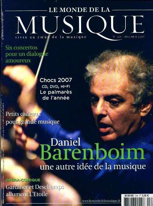 Le Monde de la Musique n°326 : Daniel Barenboim - Collectif - Livre