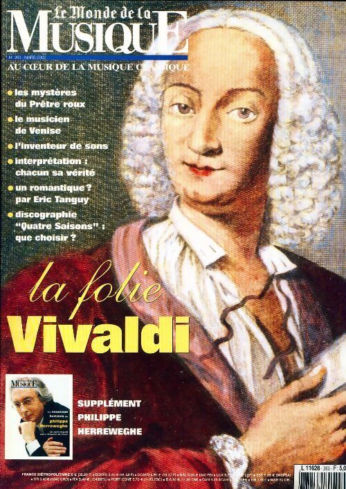 Le Monde de la musique n°263 : La folie Vivaldi - Collectif - Livre