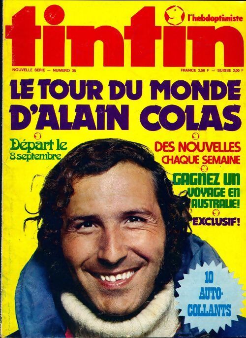 Tintin (nouvelle série) n°35 : Le tour du monde d'Alain Colas - Collectif - Livre