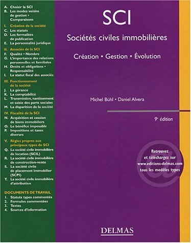 Sociétés civiles immobilières - Daniel Alvera - Livre