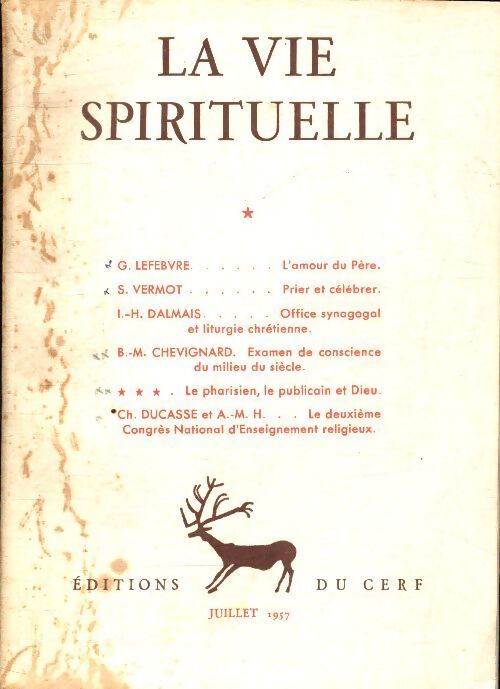 La vie spirituelle n°430 - Collectif - Livre