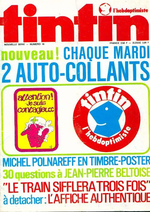 Tintin (nouvelle série) n°18 : Polnareff / Beltoise - Collectif - Livre