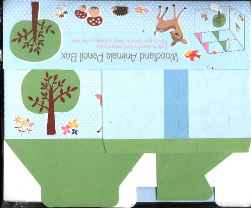 Woodland animals pencil box - Collectif - Livre