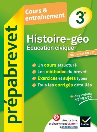 Histoire-géographie Éducation civique 3e - Guillaume Joubert - Livre