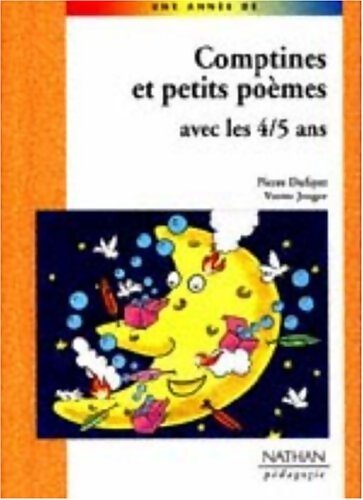 Comptines et petits poèmes avec les 4-5 ans - Pierre Dufayet - Livre