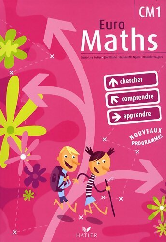 Euro maths CM1 - Collectif, Marie-Lise Peltier - Livre