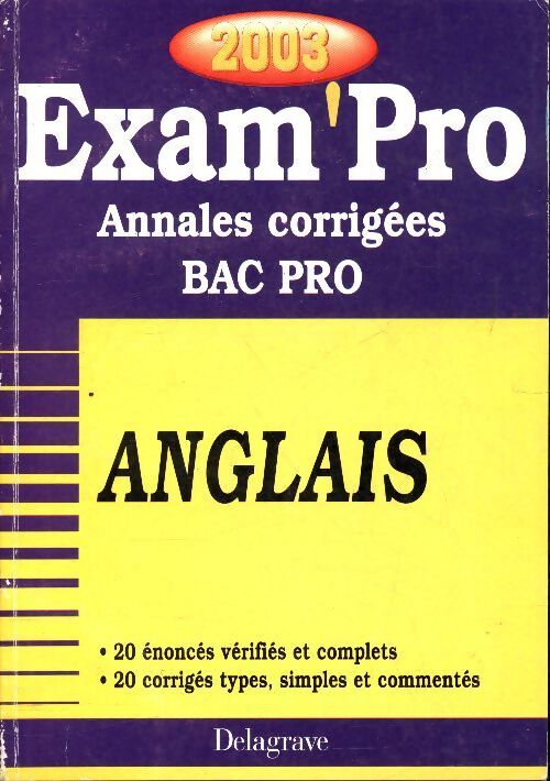  Anglais Bac pro - Elisabeth Dubois - Livre