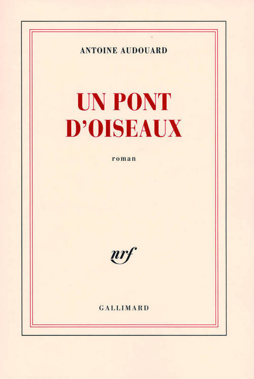 Un pont d'oiseaux - Antoine Audouard - Livre