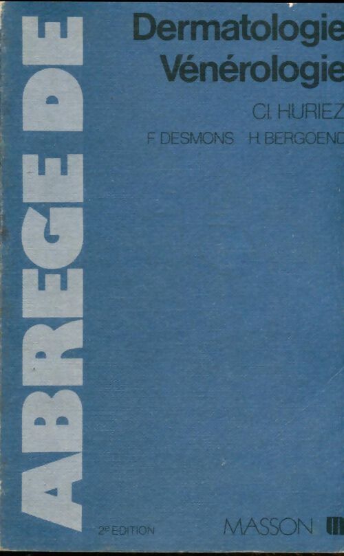 Abrégé de dermatologie et de vénérologie - Collectif - Livre