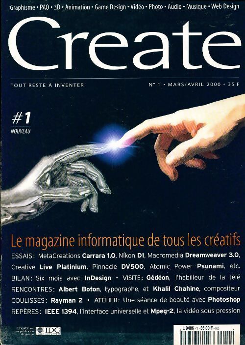 Create n°1 - Collectif - Livre