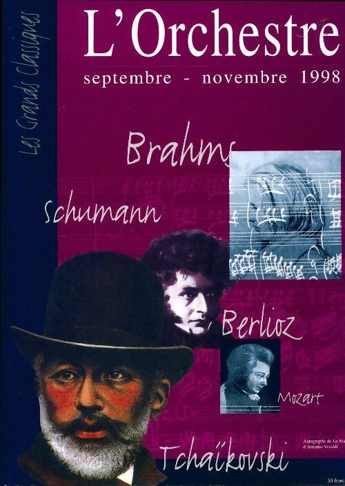 L'orchestre septembre-novembre 1998 - Collectif - Livre