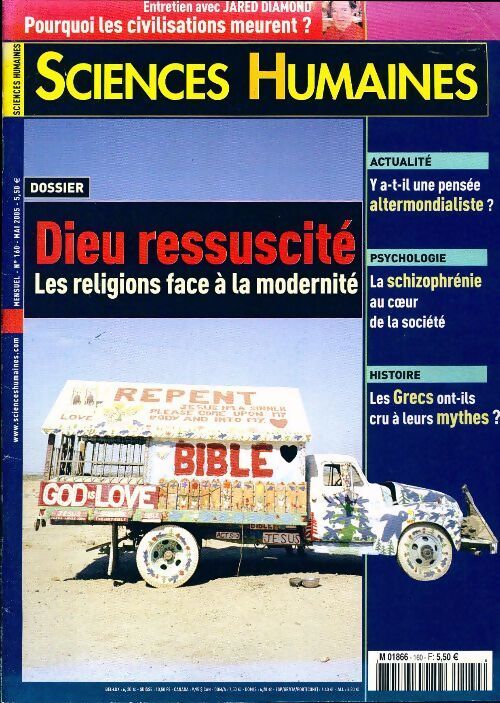 Sciences humaines n°160 : DIeu ressuscité - Collectif - Livre