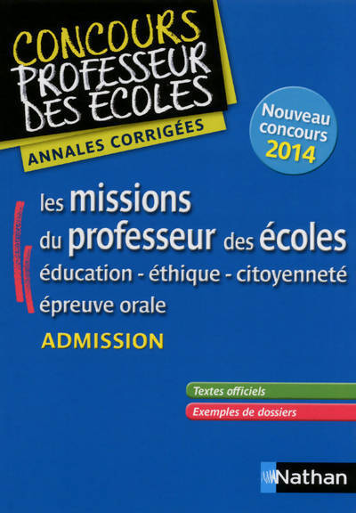 Les missions du professeurs des écoles 2014 - Janine Hiu - Livre